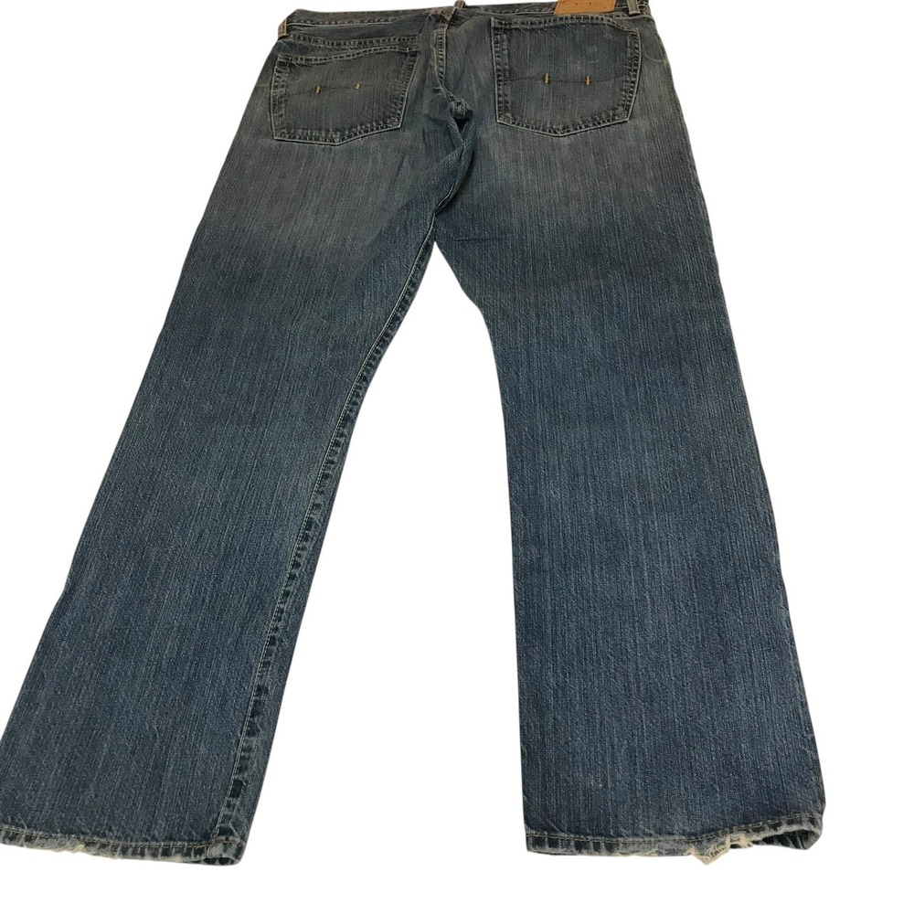 Polo Ralph Lauren Authentic Dungarees Mens‎ Blue Straight Leg Denim Jeans 36x32 - Picture 14 of 16